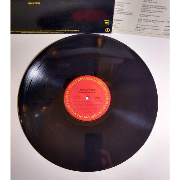 Men At Work Business As Usual Vinyl 12" LP Record Album 1982 Who Can It Be Now? - Picture 4 of 4